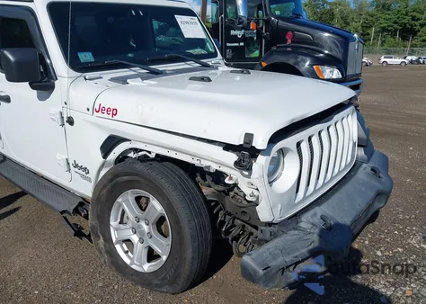 2018 Jeep Wrangler Unlimited Sport S 4X4 from USA, damaged, VIN 1C4HJXDN2JW252863
